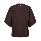 NUANSA Batsleeve T-Shirt black coffe