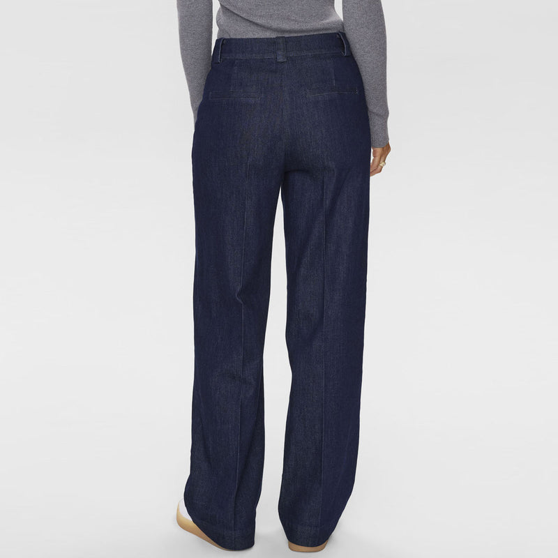 NUAletta Pants 705615 dark blue denim