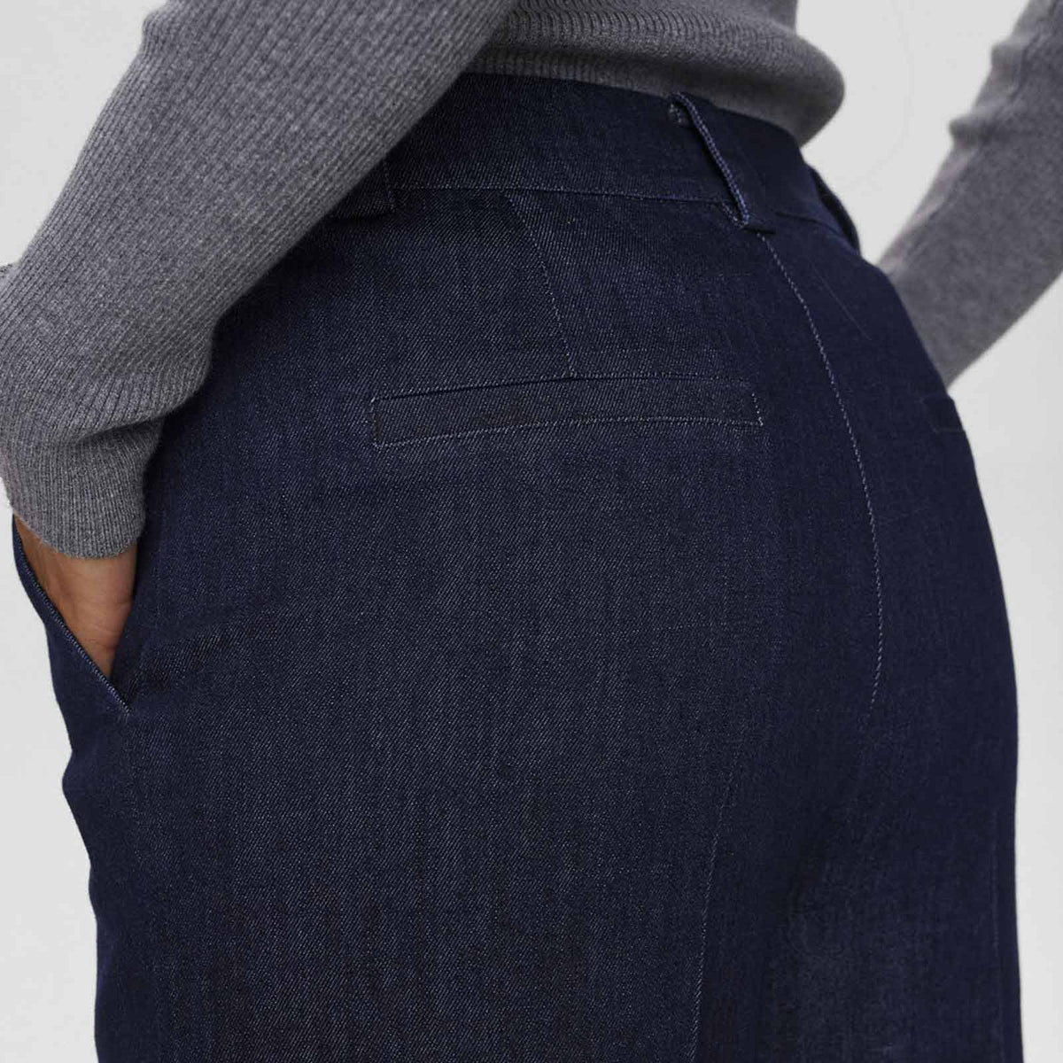 NUAletta Pants 705615 dark blue denim