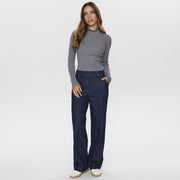 NUAletta Pants 705615 dark blue denim