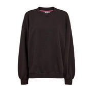 NUBissa Oversized Sweat black cofee