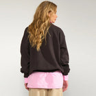 NUBISSA Oversized Sweat black cofee
