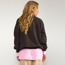 NUBISSA Oversized Sweat black cofee