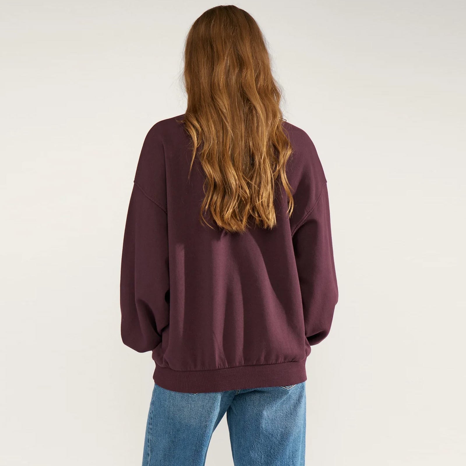 NUBISSA Oversized Sweat fig