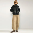 NUBika Oversize PU Jacket caviar