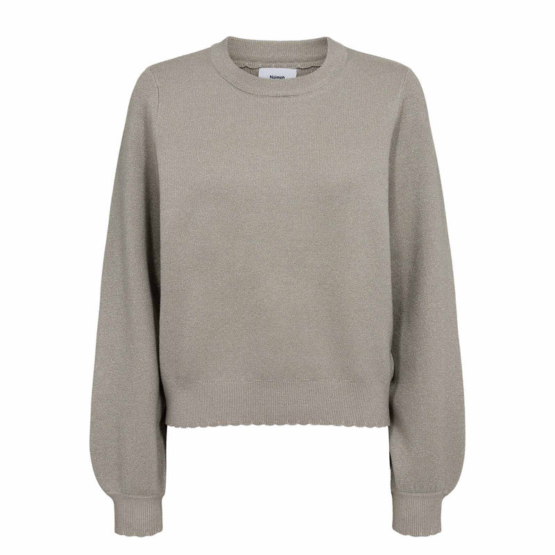 NUBir Solid Pullover gray morning
