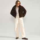 NUDemi Jacket black/coffee