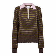 NULucinda Stripe Pullover black coffee
