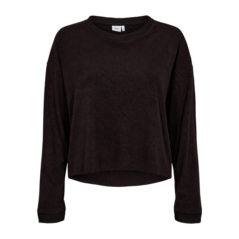NUMicy Oversize Blouse black coffee
