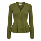 NUNusira Cardigan calla green