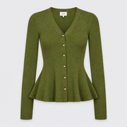 NUNusira Cardigan calla green
