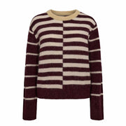 NURiette Block Stripe Pullover fig