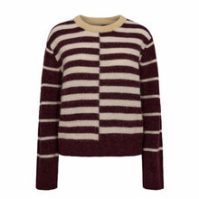 NURiette Block Stripe Pullover fig