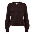 NUSuri Peplum Pullover black coffee