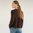 NUSuri Peplum Pullover black coffee