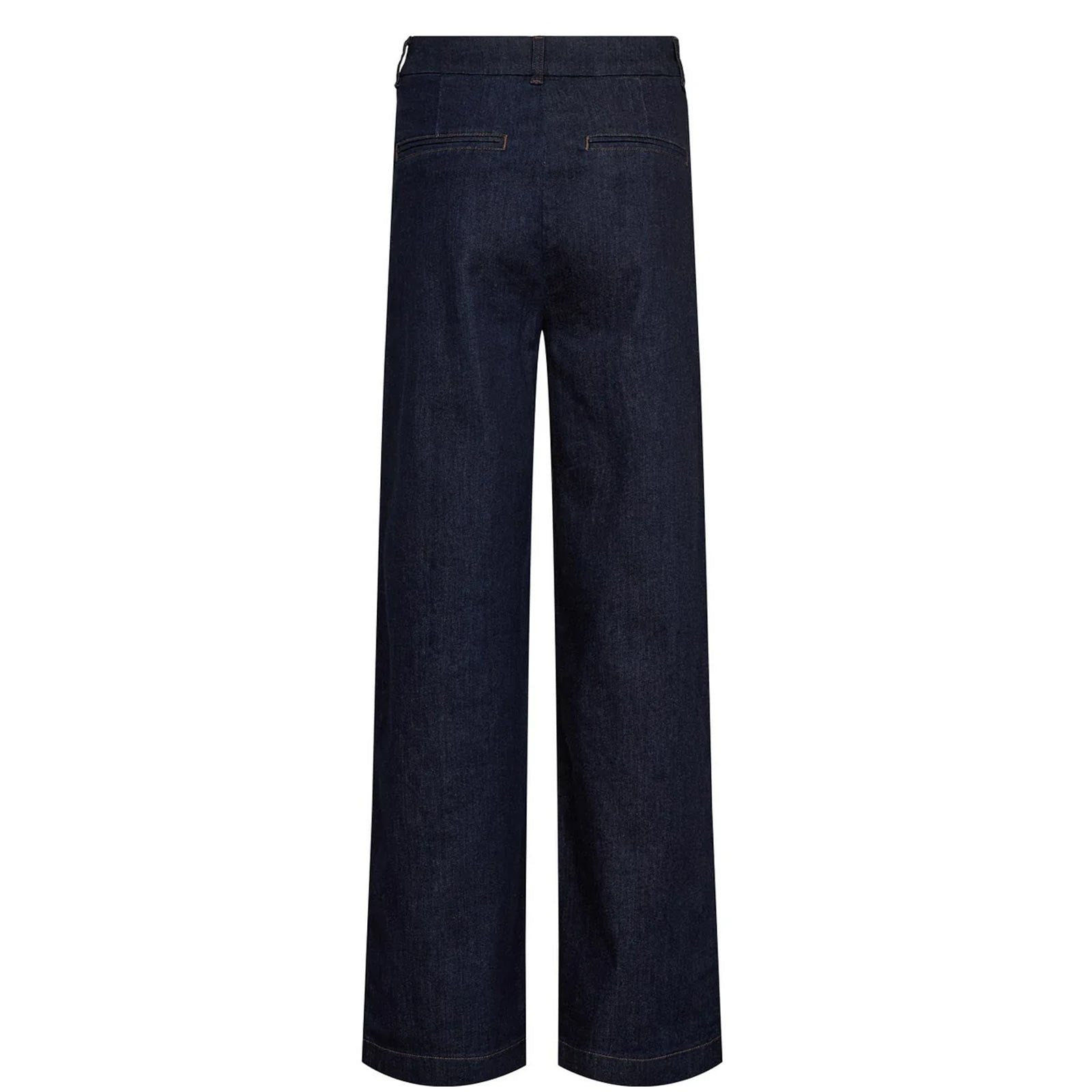 Nuamber HR Wide Jeans dark blue denim