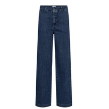 Nuamber HR Wide Jeans medium blue denim