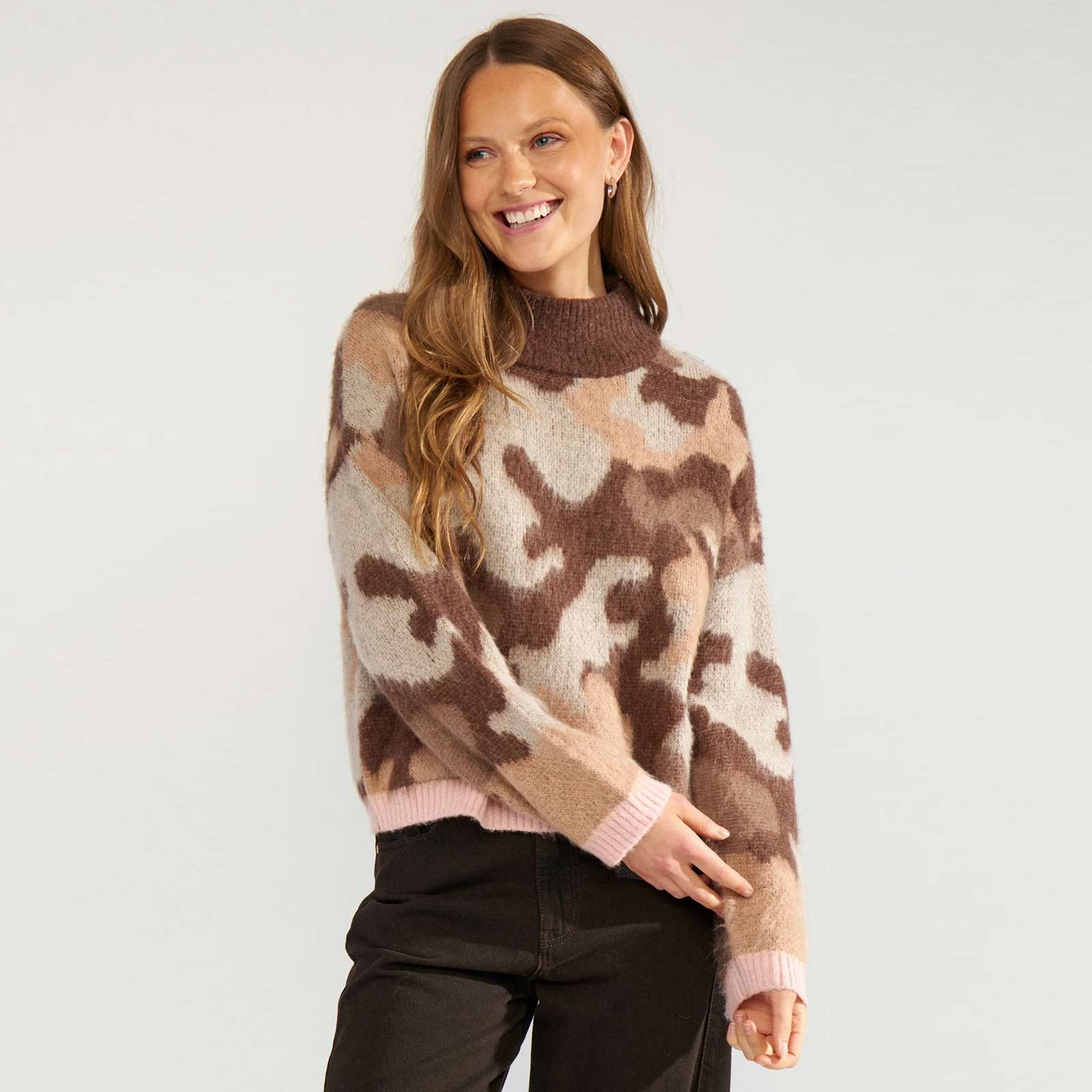 Nucamu Pullover black coffee