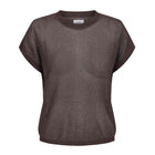 Nuceria S/S Pullover chocolate plum