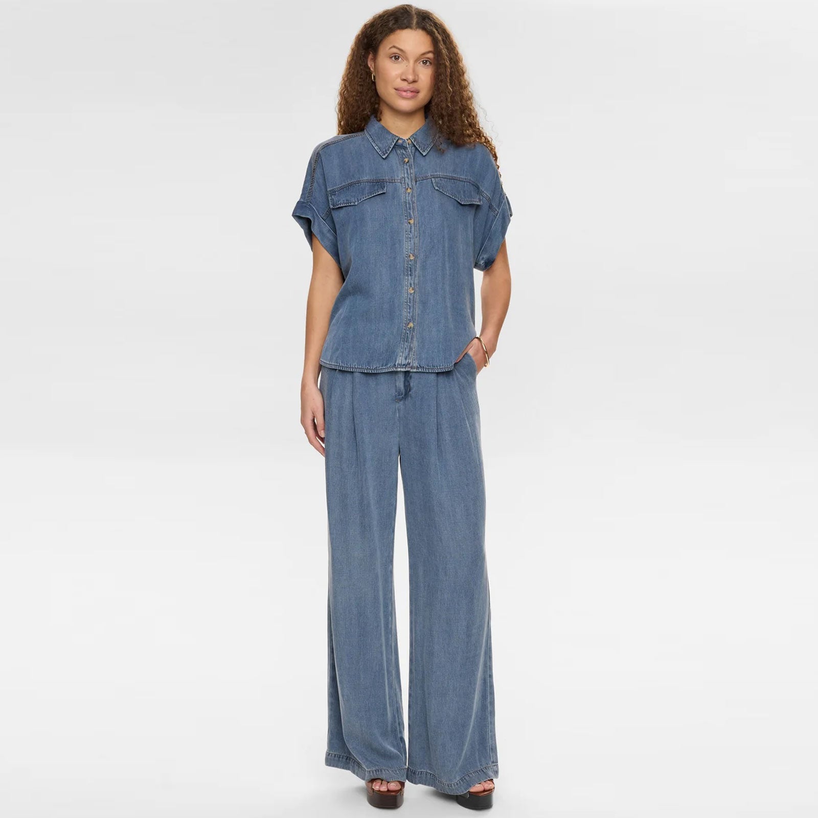 Nuelida Pants snow washed denim Nümph