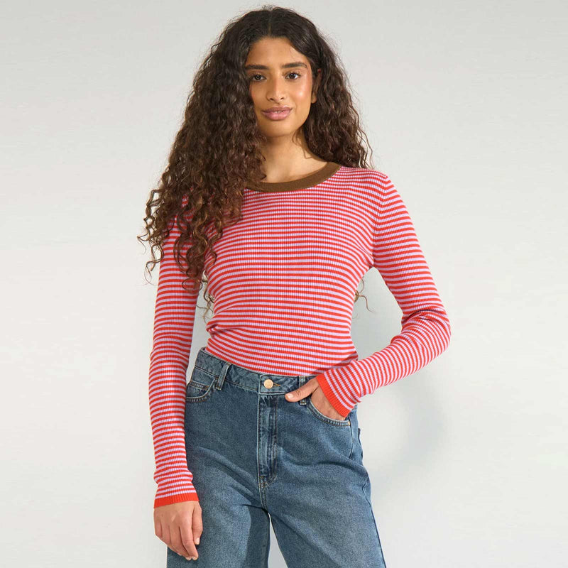 Nufilina Pullover purple rose