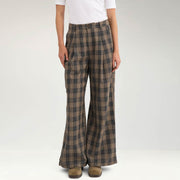 Nukamala Pants dark grey melange