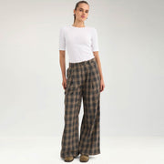 Nukamala Pants dark grey melange