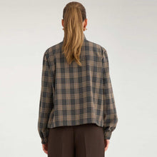 Nukamala Zip Shirt dark grey melange