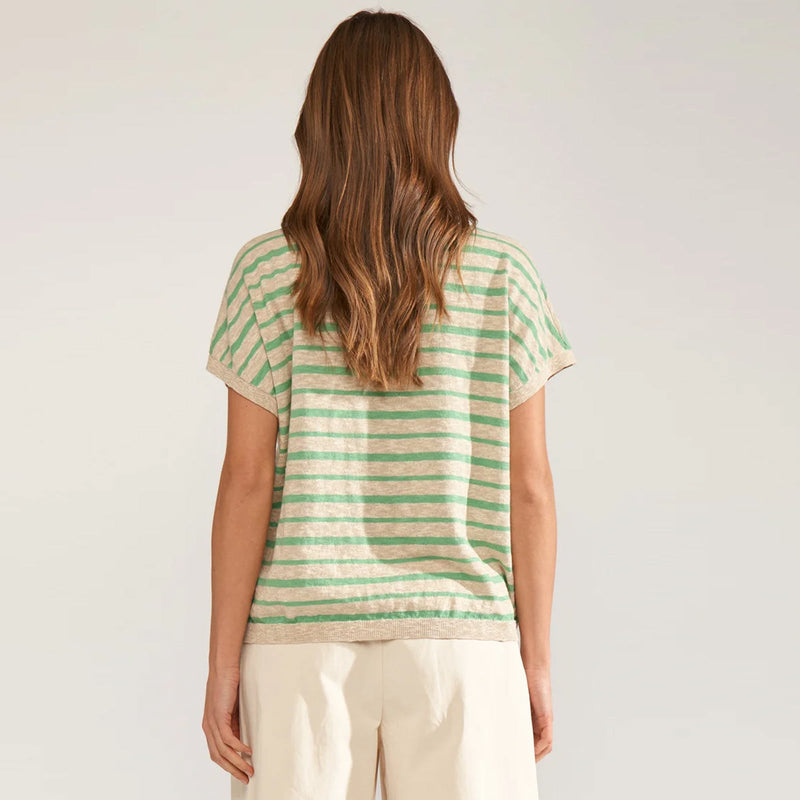 Nukiki Boatneck Pullover absinthe green Nümph