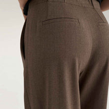 Nulippa Straight Pants chocolate plum