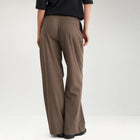 Nulippa Straight Pants chocolate plum