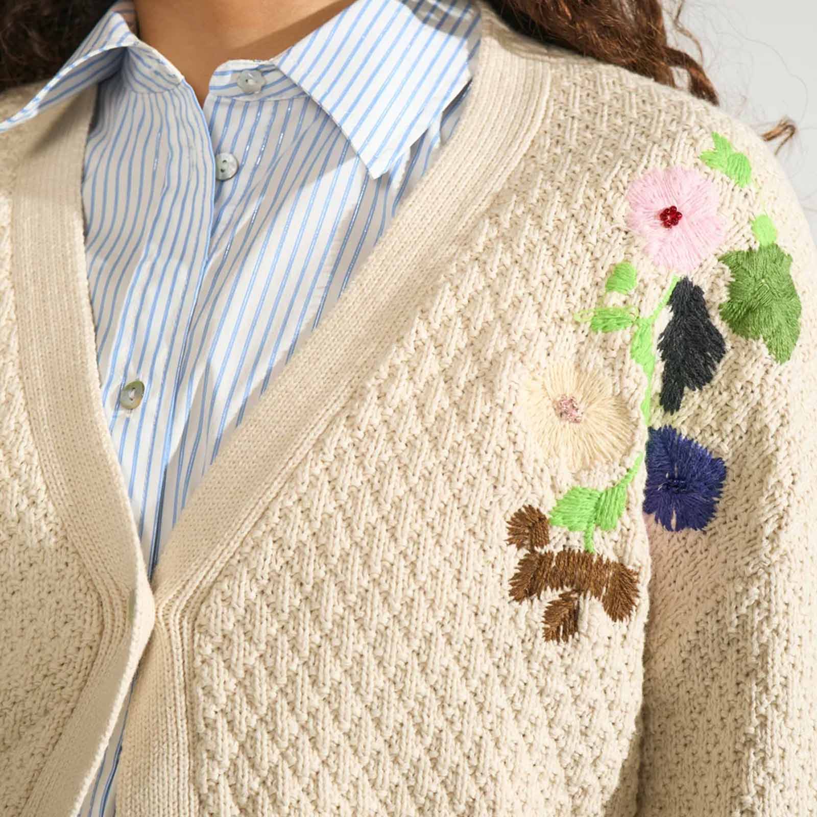 Numaggie Cardigan whitecap grey