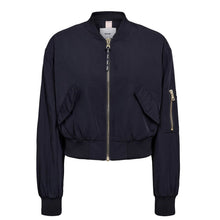 Numianna Cropped Bomber Jacket salute