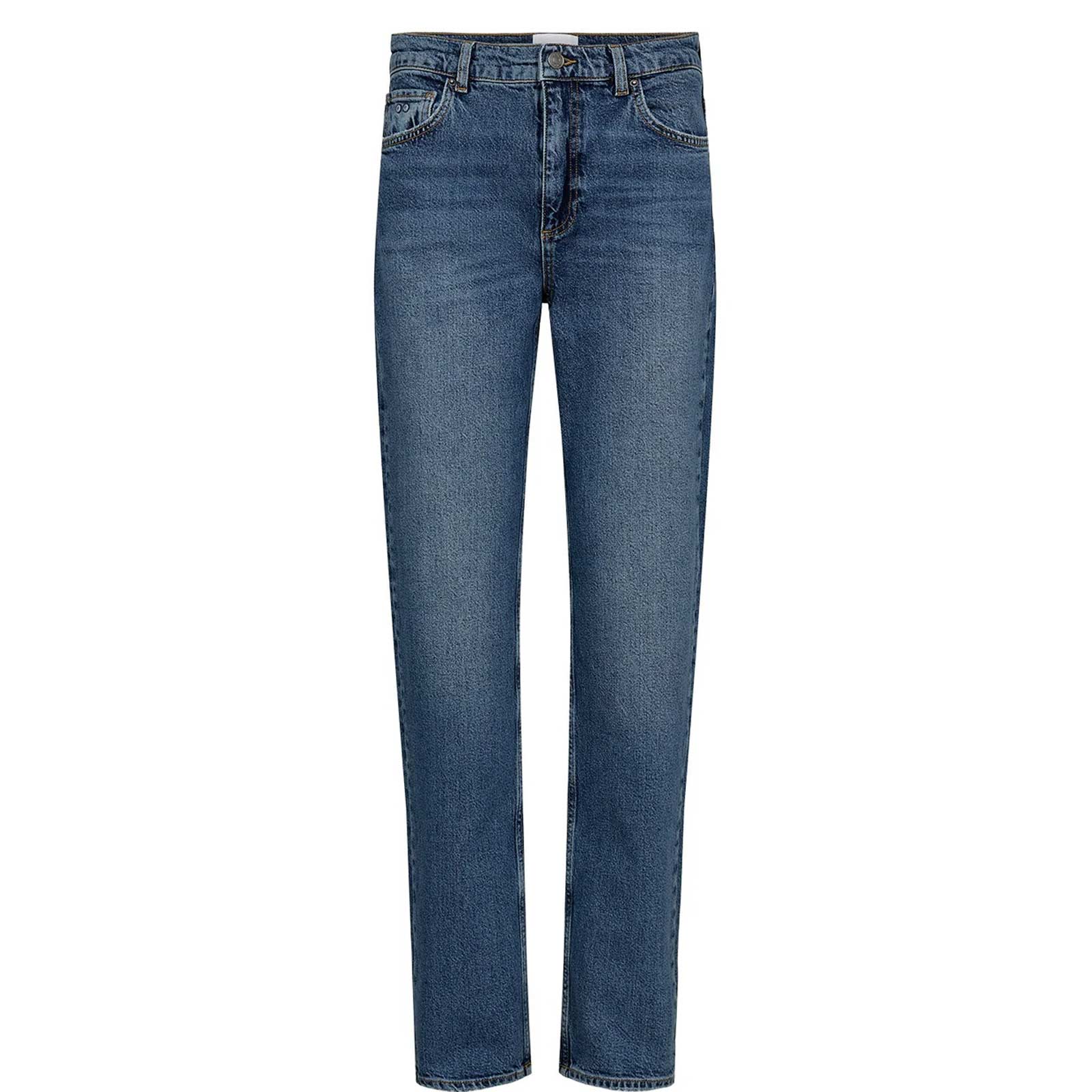 Nuoslo HR Straight Jeans medium blue denim Nümph
