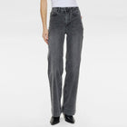 Nuparis HR Wide Jeans black washed denim