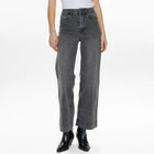 Nuparis HR Wide Jeans black washed denim