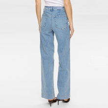Nuparis HR Wide Jeans light blue stonewash denim