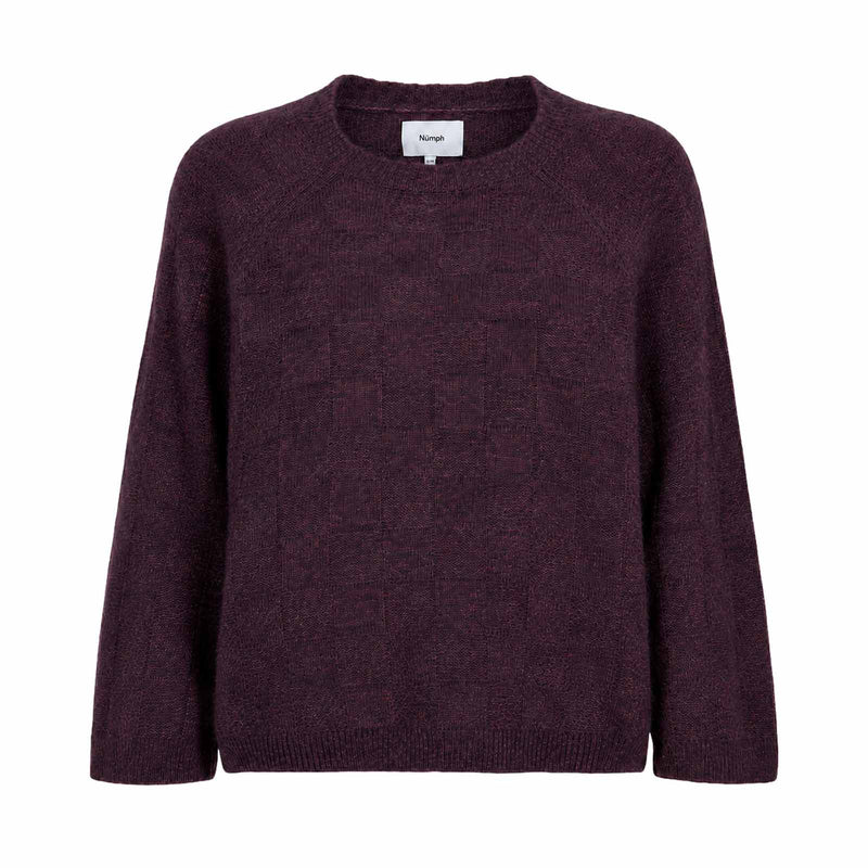 Nuriette Selma Check Pullover fig