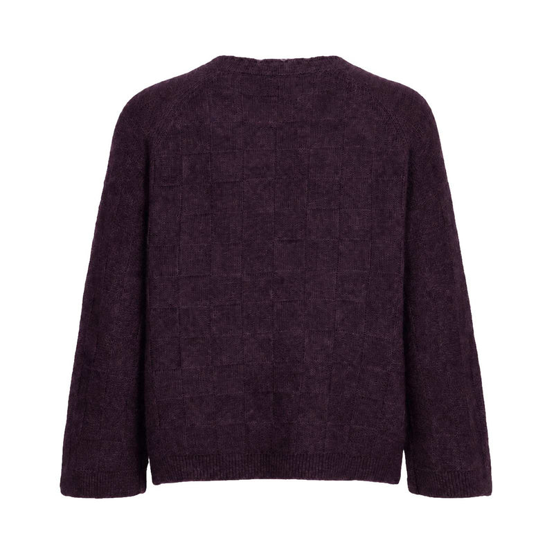 Nuriette Selma Check Pullover fig