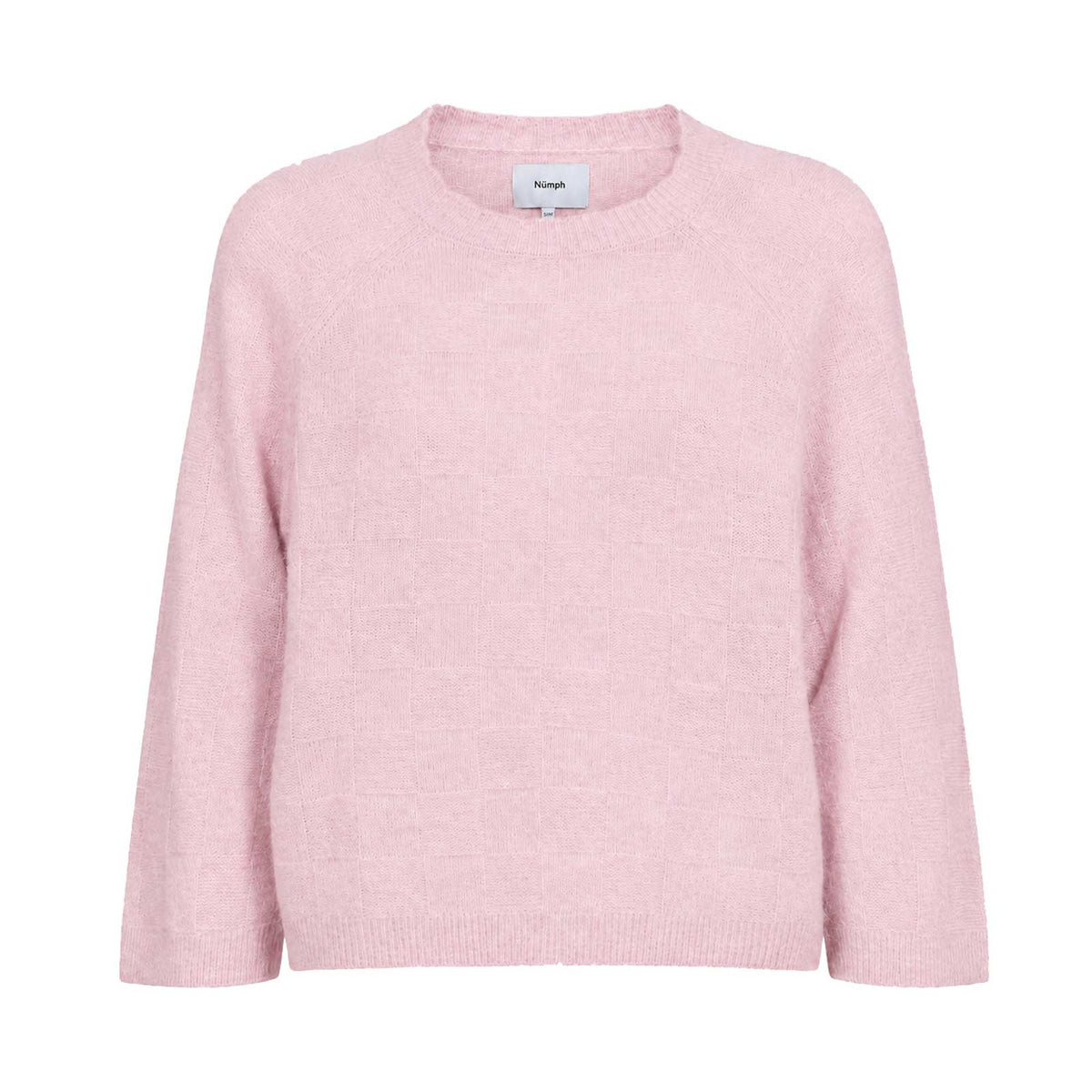 Nuriette Selma Check Pullover pink lady