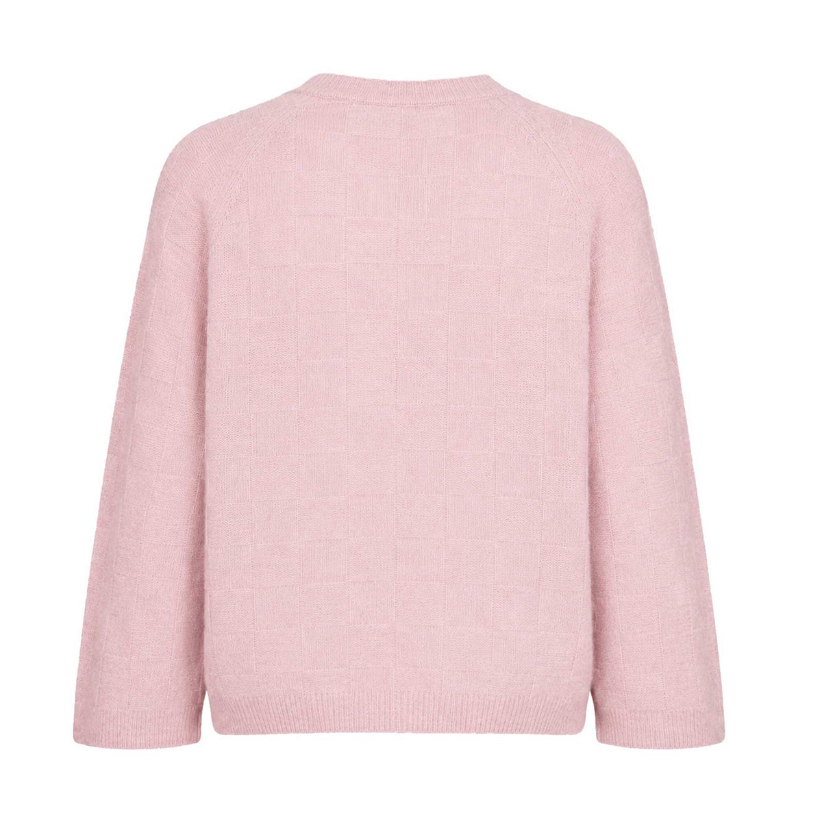 Nuriette Selma Check Pullover pink lady