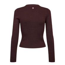 Nushelba Cropped Pullover chocolate plum