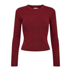 Nushelba Cropped Pullover syrah