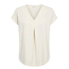 Nutilia S/S Blouse whitecap gray Nümph