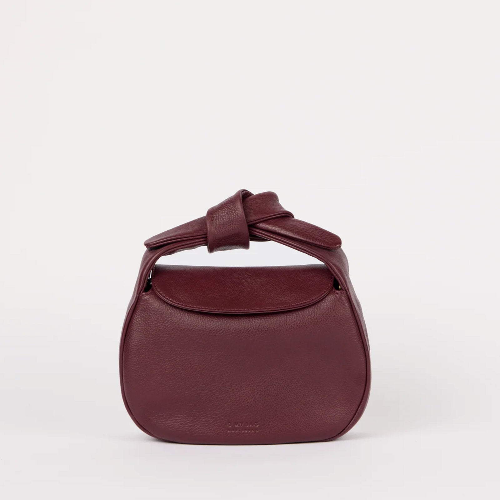 Coco Croissant Soft Grain Leather Bag dark cherry O My Bag