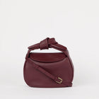Coco Croissant Soft Grain Leather Bag dark cherry O My Bag