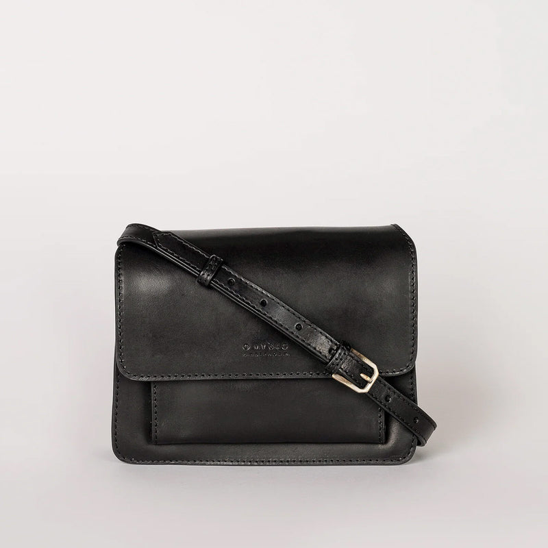 Harper Mini Classic Leather Bag black