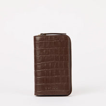 Jett Croco Leather Wallet chocolate O My Bag
