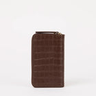 Jett Croco Leather Wallet chocolate O My Bag