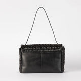 Kenzie Woven Classic Leather Bag black